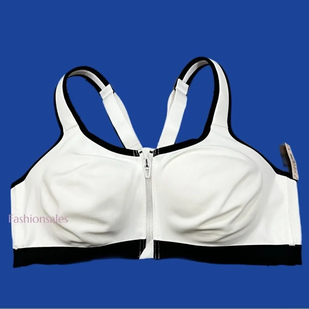 Victoria’s Secret knockout Maximum Support Front Close Sports Bra White